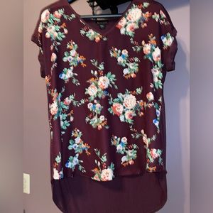 Metaphor, Large, Plum with Florals